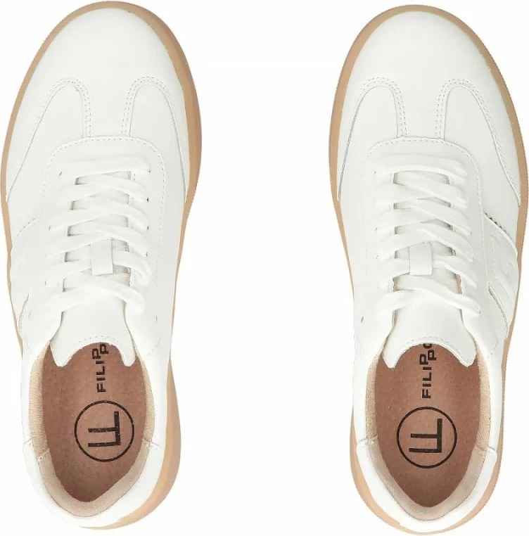 Këpucë platforme për femra Filippo DP7543/26, të bardha