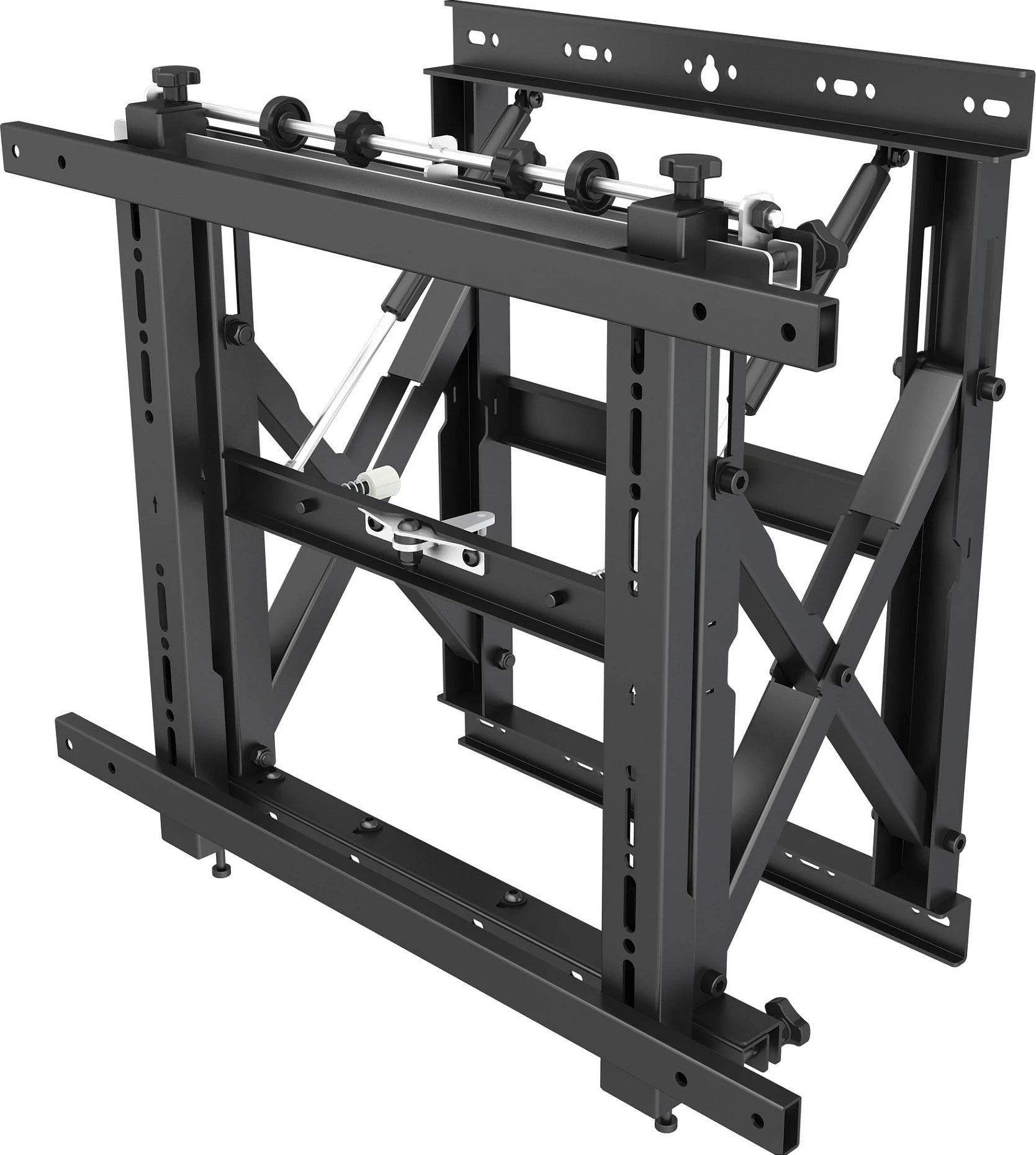 Mbajtëse muri për TV/monitor Equip Popout 1Gelenk, 19"-55", VESA 600x400, 50 kg, e zezë