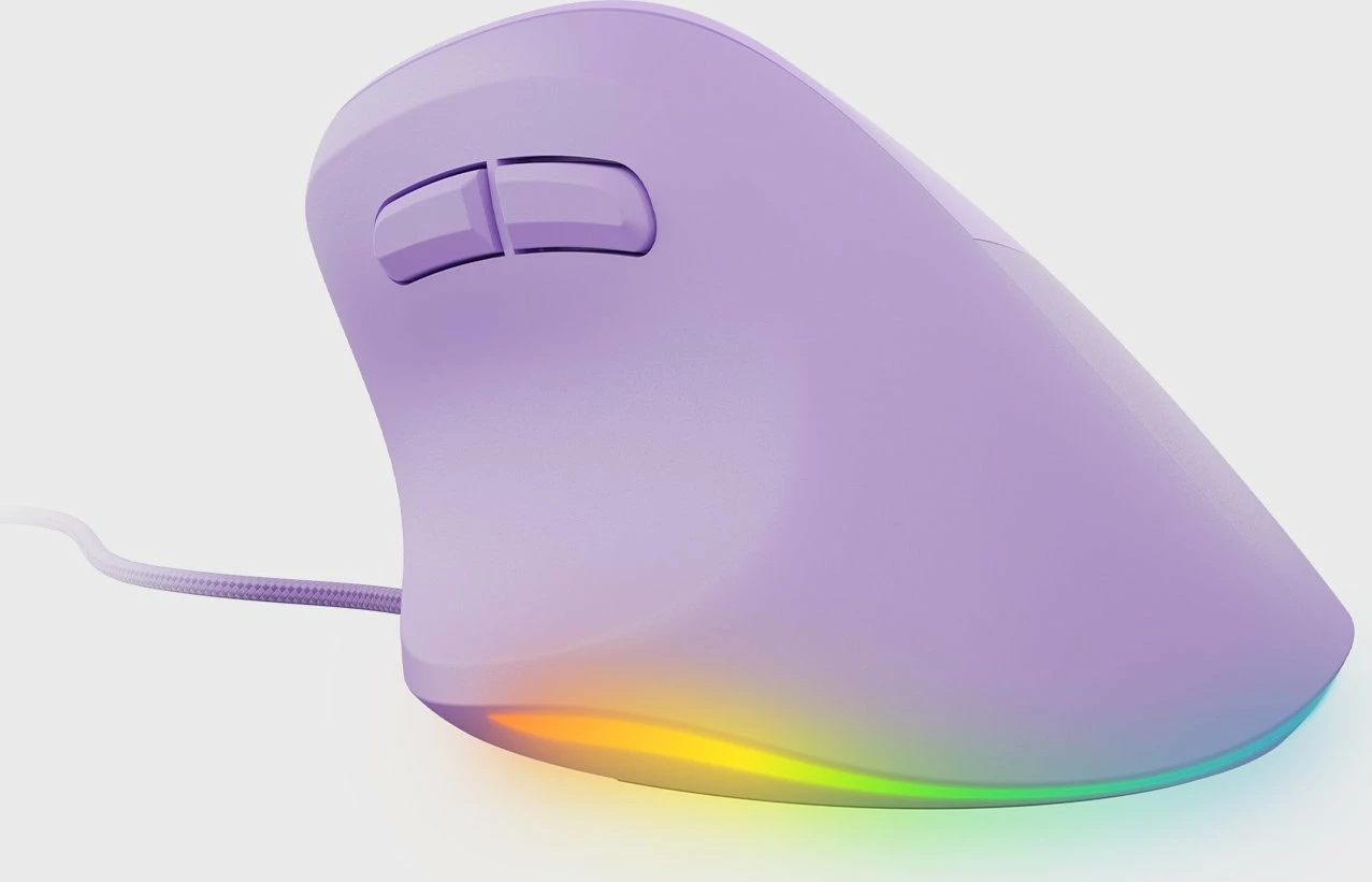 Maus vertikal Natec Crake 2 Pro NMY-2274 12800 DPI USB me kabllo, vjollcë
