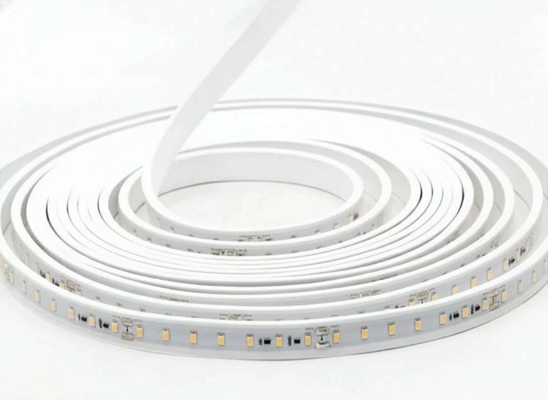 Shirit LED Synergy21 Flex Strip 3528, DC 24V, 96W, IP68, bardhë e ftohtë