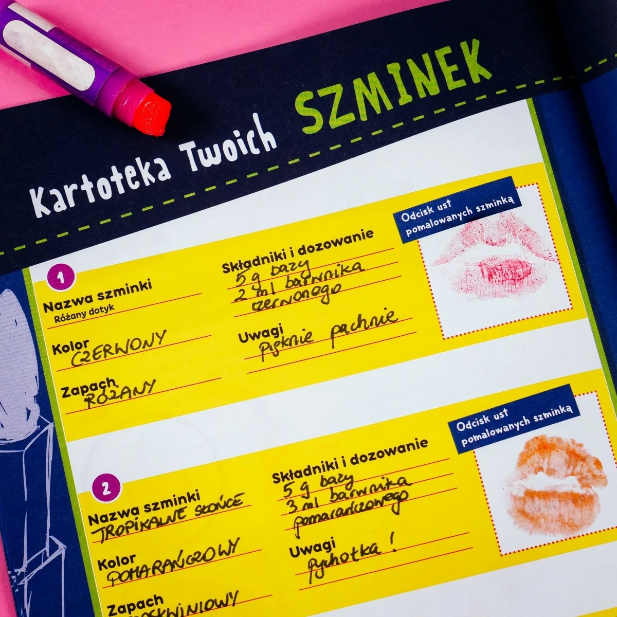 Set edukativ Lisciani Laboratory of Im a Genius - Lipstick Factory, për vajza, 8+ vjeç