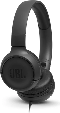 Kufje JBL Tune 500, me mikrofon, jack 3.5 mm, me kabllo, të zeza