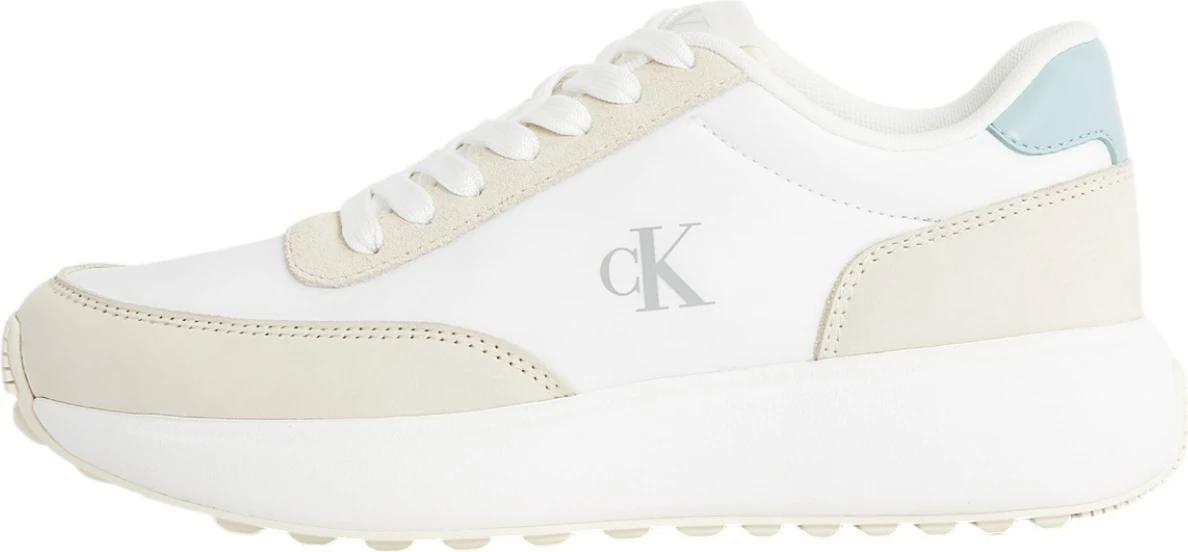Atlete për femra Calvin Klein Jeans ATHLEISURE RUNNER YW0YW01774, krem [Madhësia: 36]