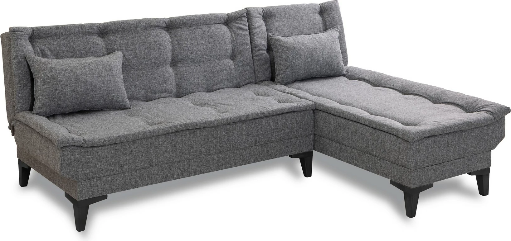 Kënd-sofë krevati Atelier del Sofa, Santo-S, ngjyrë gri e errët