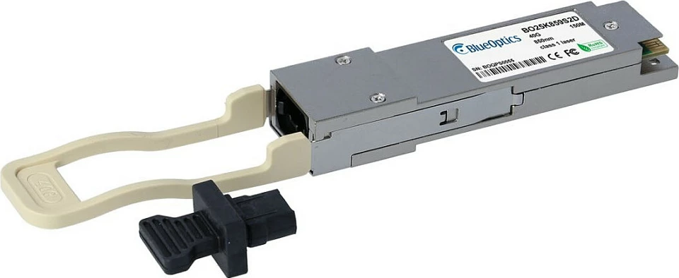 Modul transceiver QSFP+ BlueOptics QSFP-40G-SR4-SS, 40GBASE-SR4, 850nm, 150m, MPO, MMF