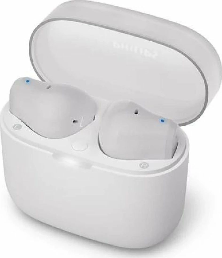 Kufje Philips TAT2139WT/00 true wireless, Bluetooth 5.3, ANC, 28h bateri, IPX4, me kuti karikimi, të bardha