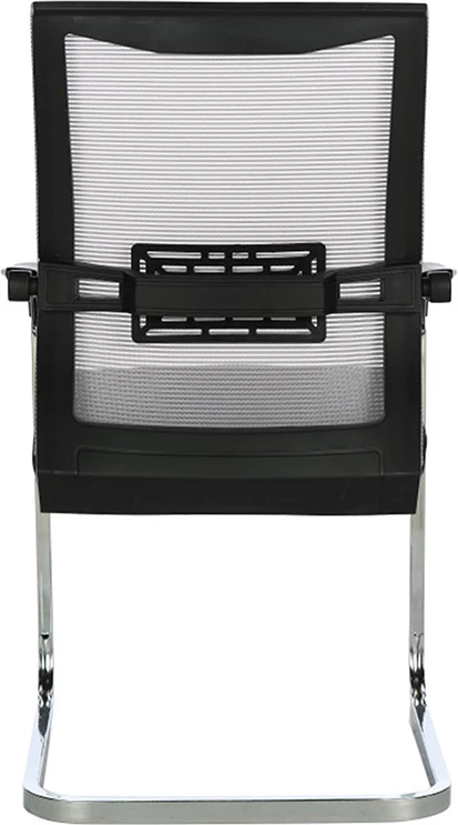 Karrige vizitori për zyre, kromatike,, metalike-me rrjetë, e zezë