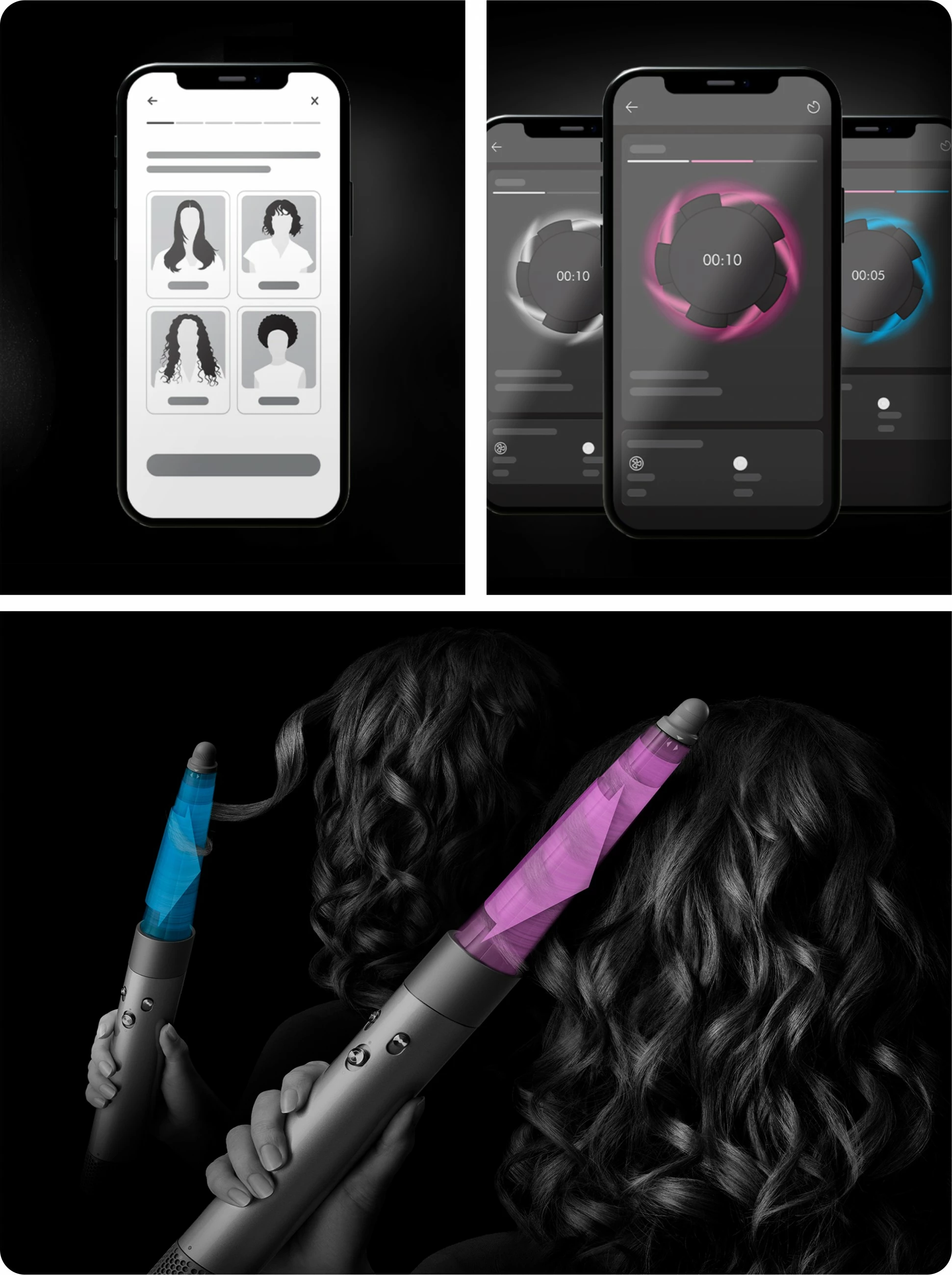 Multistyler Dyson Airwrap HS08 ID Complete Long, 6 aksesorë, 1300W, patina/topaz/jeshile