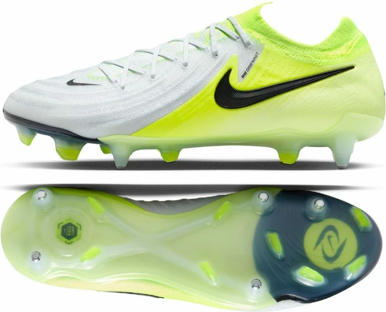 Atlete futbolli Nike për meshkuj, të bardha dhe të verdha