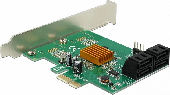 Kontroller SATA DeLOCK PCIe 2.0, 4-kanal, SATA 6Gb/s