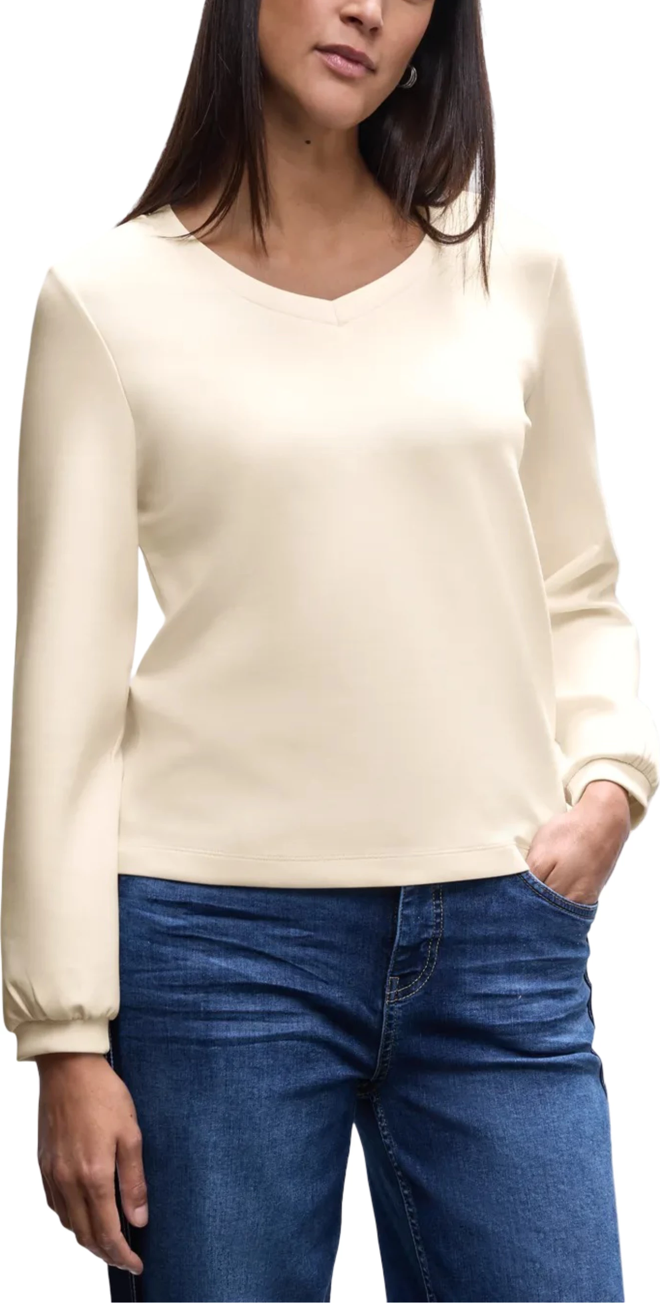 Duks për femra Street One EOS Silk Look 323840, bezhë e çelët