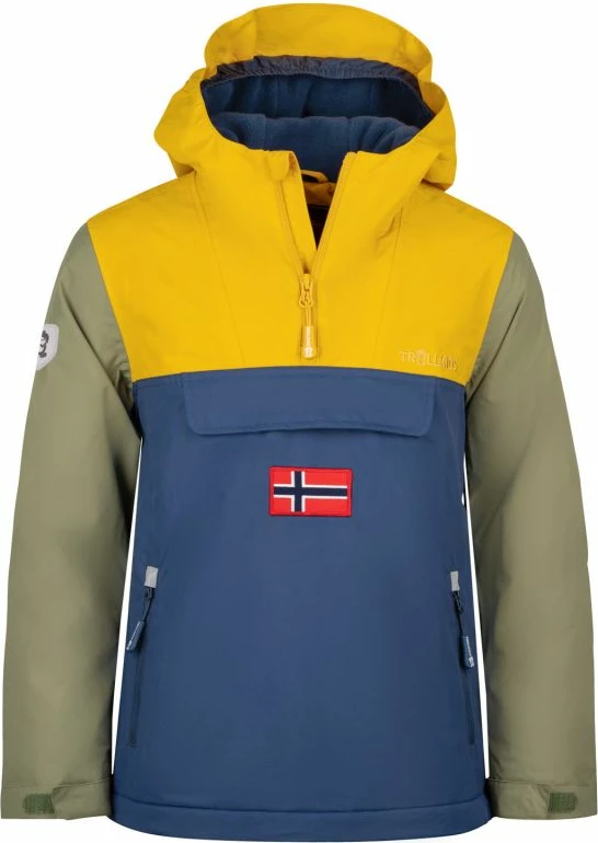 Jakne fëmijë Trollkids, e verdhë/blu