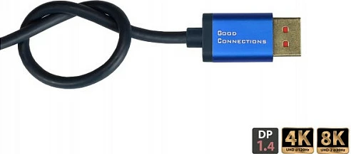 Kabllo DisplayPort GoodConnections 4814-SF050B, 5m, DP 1.4, 8K 240Hz, blu