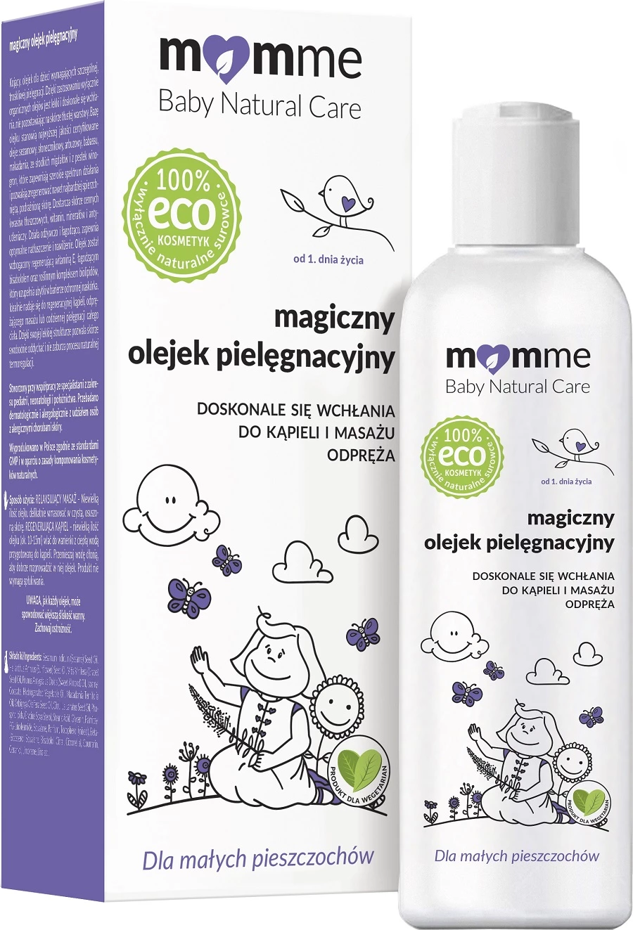 Vaj trupi për fëmijë MomMe Magical Care Oil 150ml