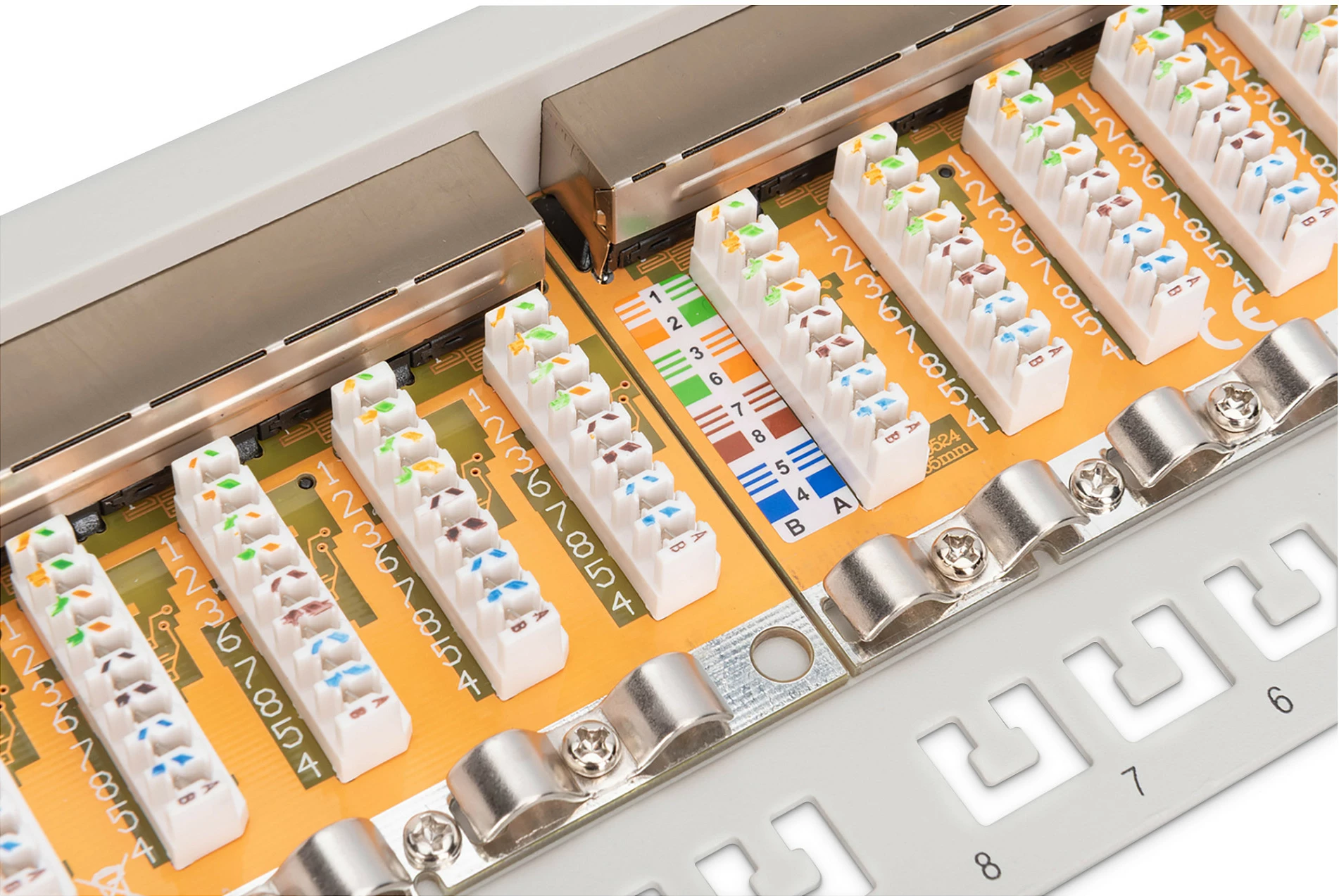 Patchpanel Digitus 24 porta Cat6, 1U, gri