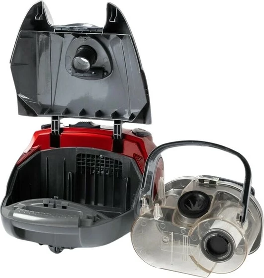 Fshesë me korrent Brock BVC 9000 RD, 700W, 1.5L, pa qese (qese tekstili e larshme), e kuqe/gri