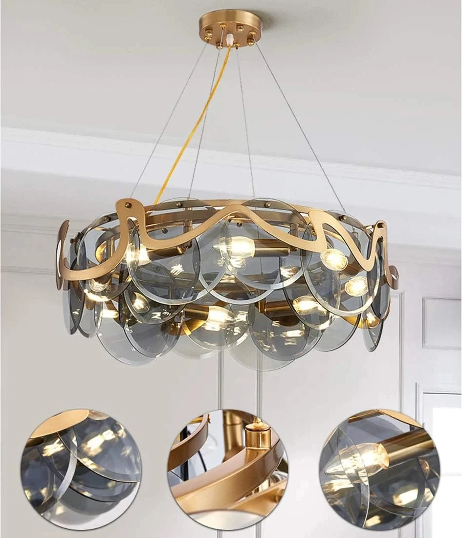 Abazhur i varur dekorativ 8051-BK