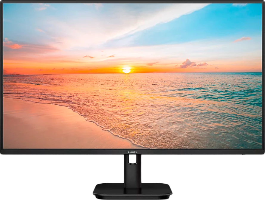 Monitor Philips 27E1N1200A 27\", FHD 1920x1080, IPS, 120Hz, 4ms, Adaptive Sync, D-SUB/HDMI/DP, altoparlantë, tilt, i zi