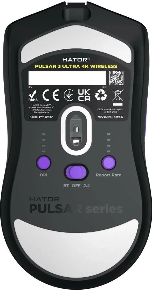 Maus wireless Hator Pulsar 3 Ultra 4K HTM680, i zi