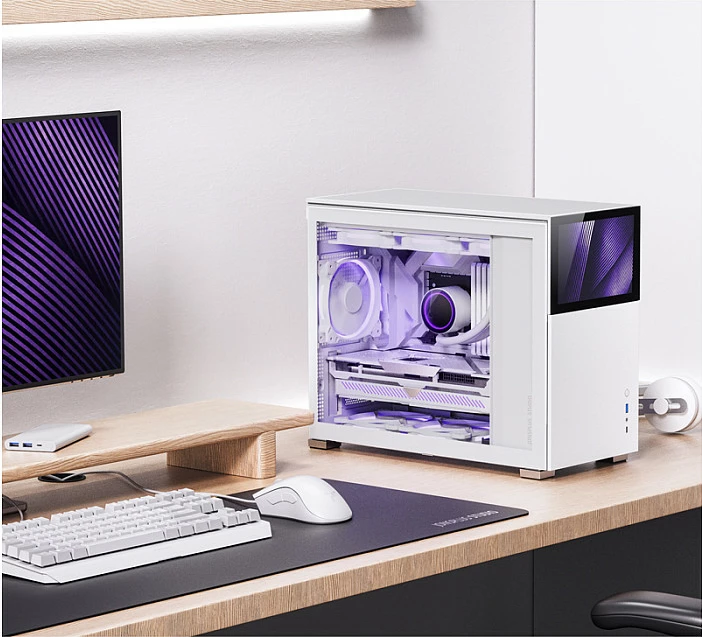 Kasë Jonsbo D31 Screen, Micro-ATX, xham i kalitur, e bardhë