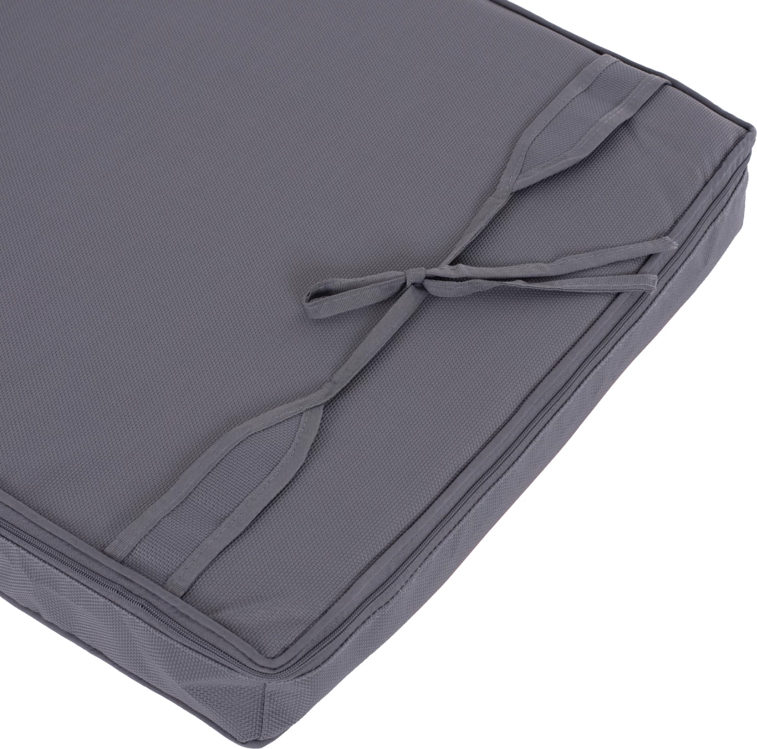 Jastëk për shezlong SIFNOS, tekstilene, gri, FH11236.30T, 196(117+1+78)x58x9cm