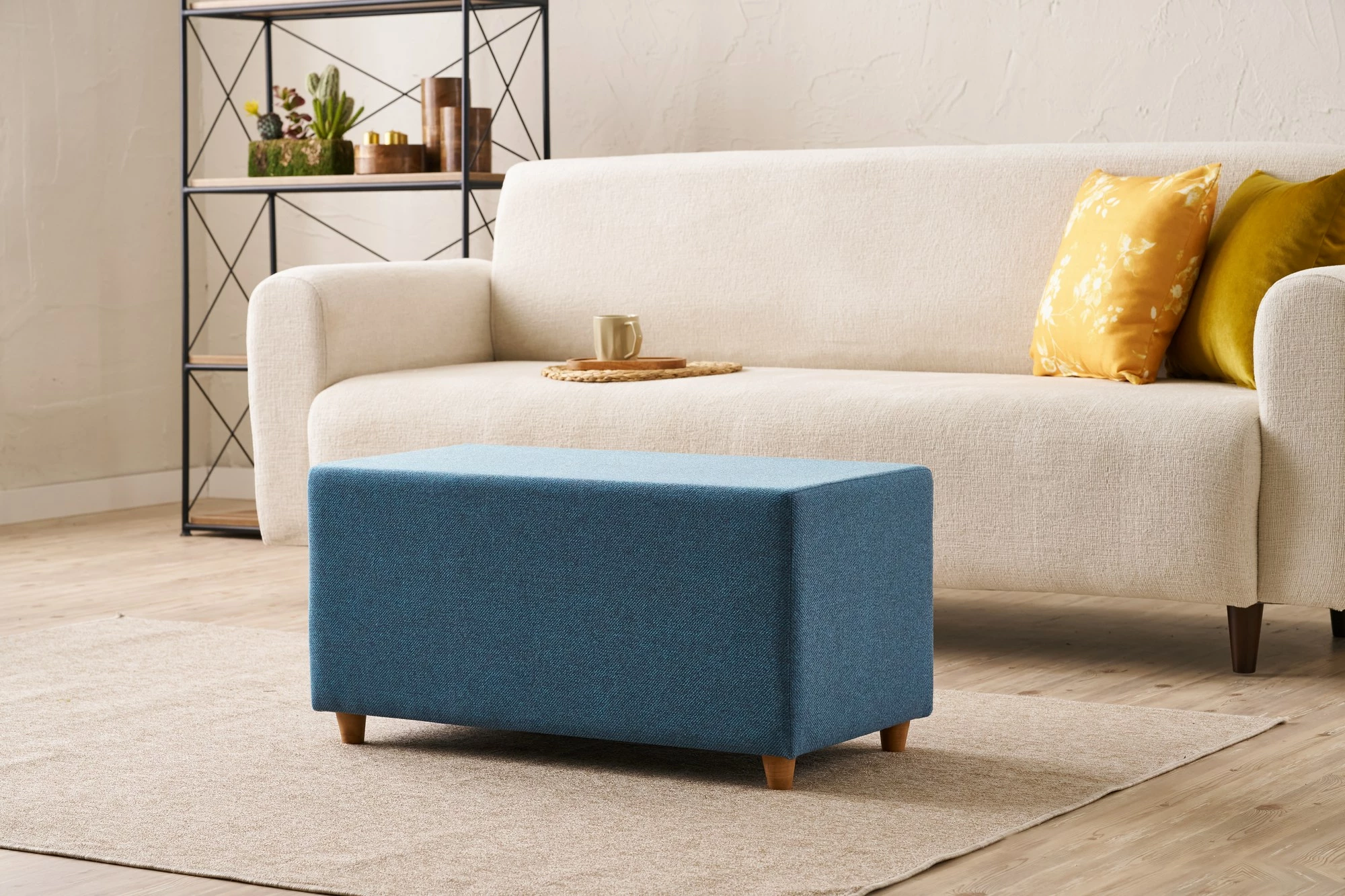 Puf Atelier del Sofa, ngjyrë kaltër, Urla