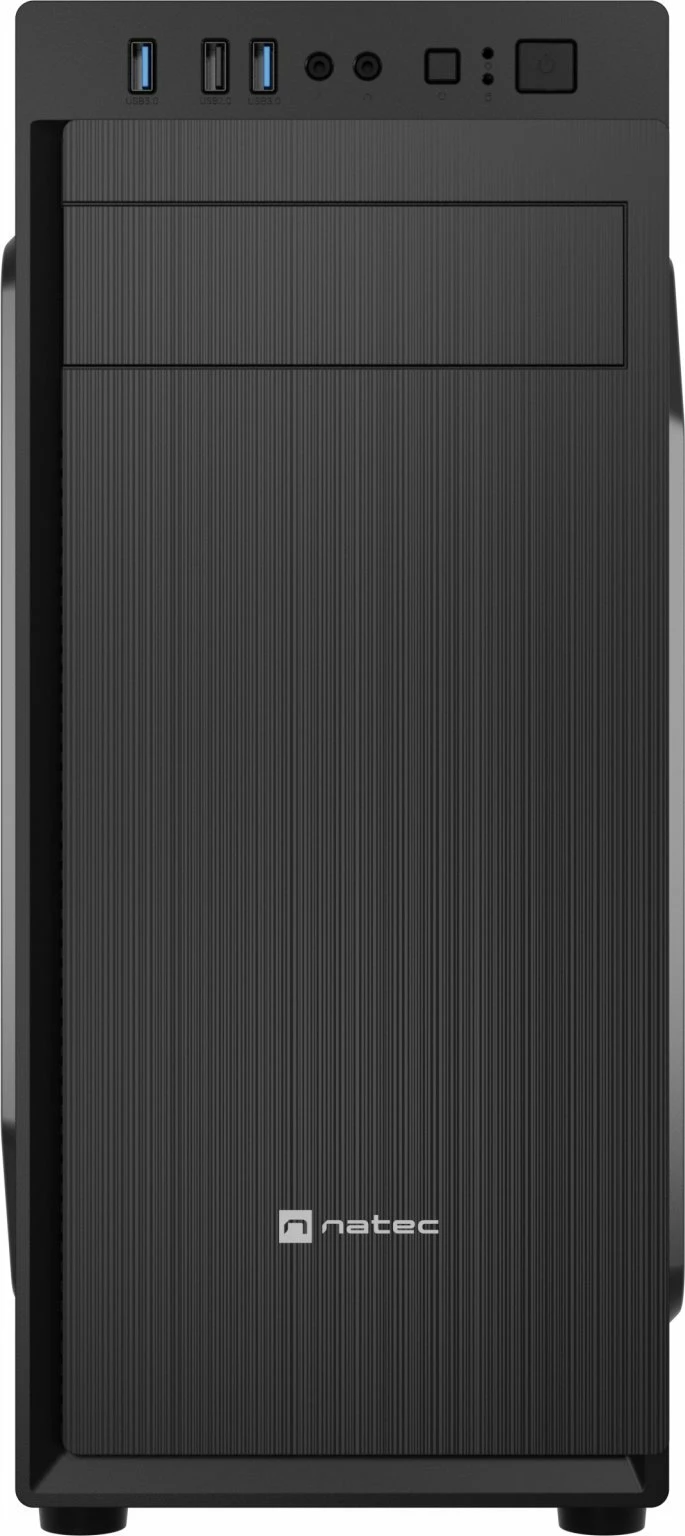 Kasë Natec Aracanta NPC-2326 Midi Tower ATX/Micro ATX/Mini-ITX, pa PSU, pa dritare, e zezë