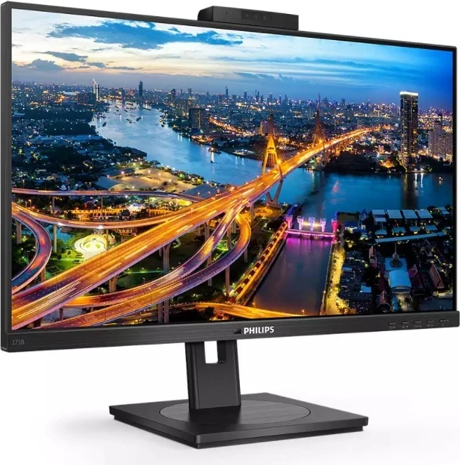 Monitor Philips 275B1H Pivot Webcam, 27", 75Hz, i zi 
