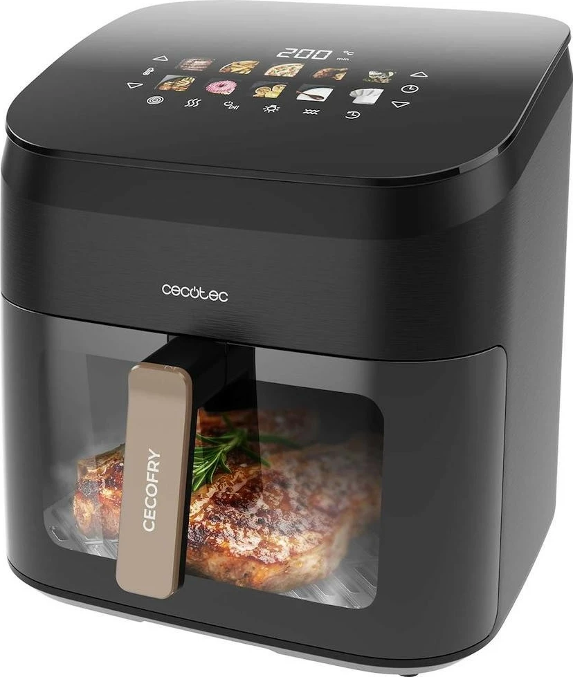 Fryer pa yndyrë Cecotec Cecofry&Grill Smokin' 8500, 8.5L, 2200W, e zezë