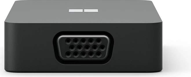 Hub udhëtimi USB-C Microsoft Surface USB-C Travel Hub, me dalje VGA, i zi