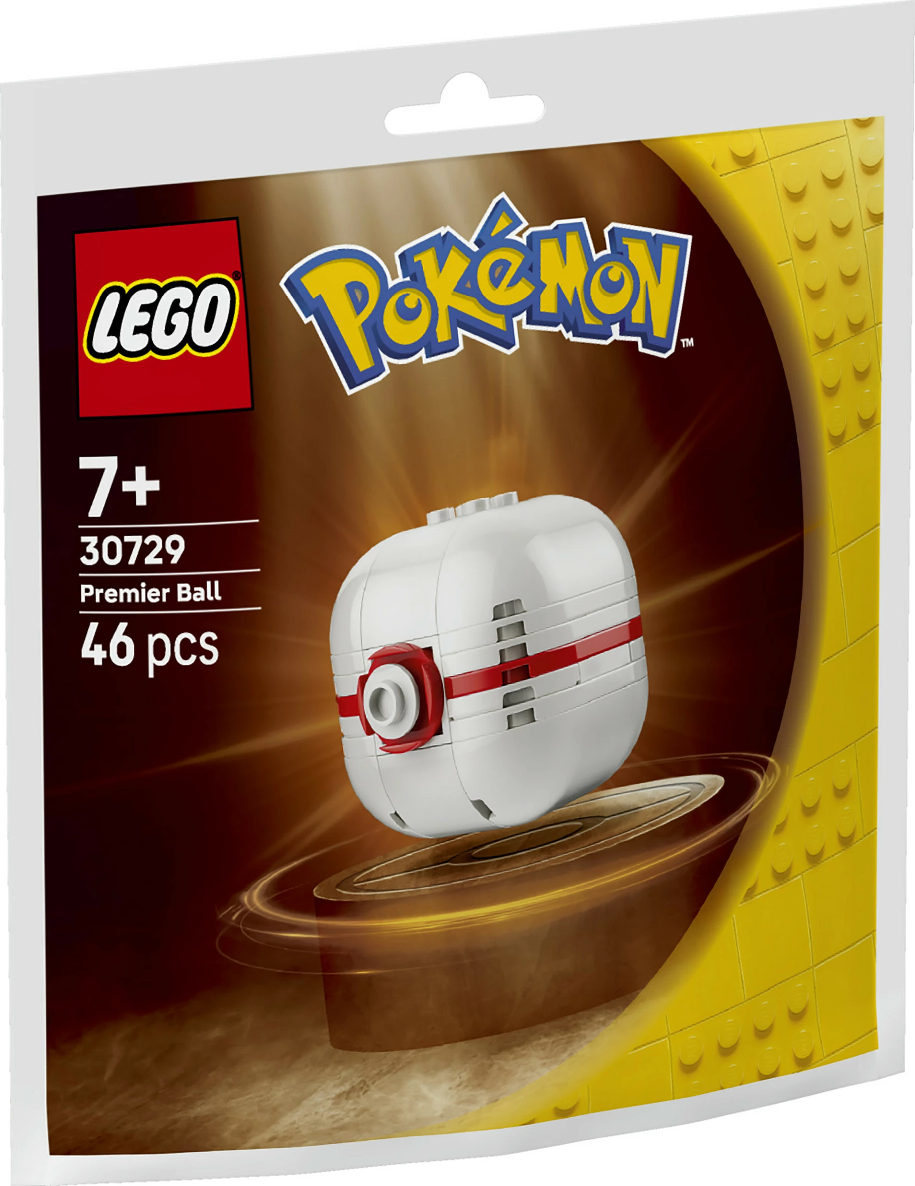 Set ndërtimi LEGO Pokémon 30729 Premier Ball, 46 pjesë, shumëngjyrësh