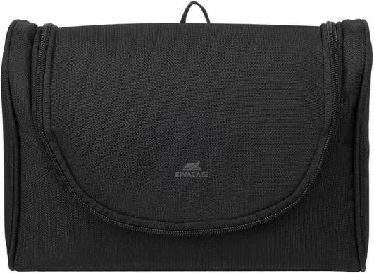 çantë tualeti udhëtimi Rivacase ECO 8407, 4L, RPET, me grep varës, 270x90x190mm, e zezë