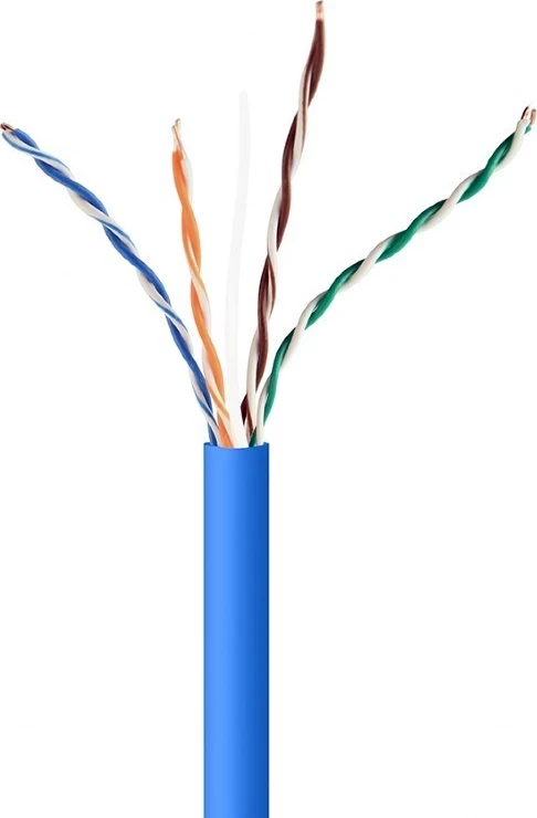 Kabllo rrjeti Gembird UPC-5004E-SOL-B, kat 5.e, 305m, i kaltër
