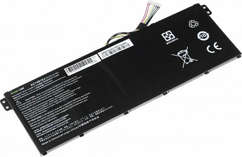 Bateri laptopi Green Cell për Acer Aspire E 11 ES1-111M/ES1-131 dhe E 15 ES1-512, 11.4V 2200mAh, e zezë