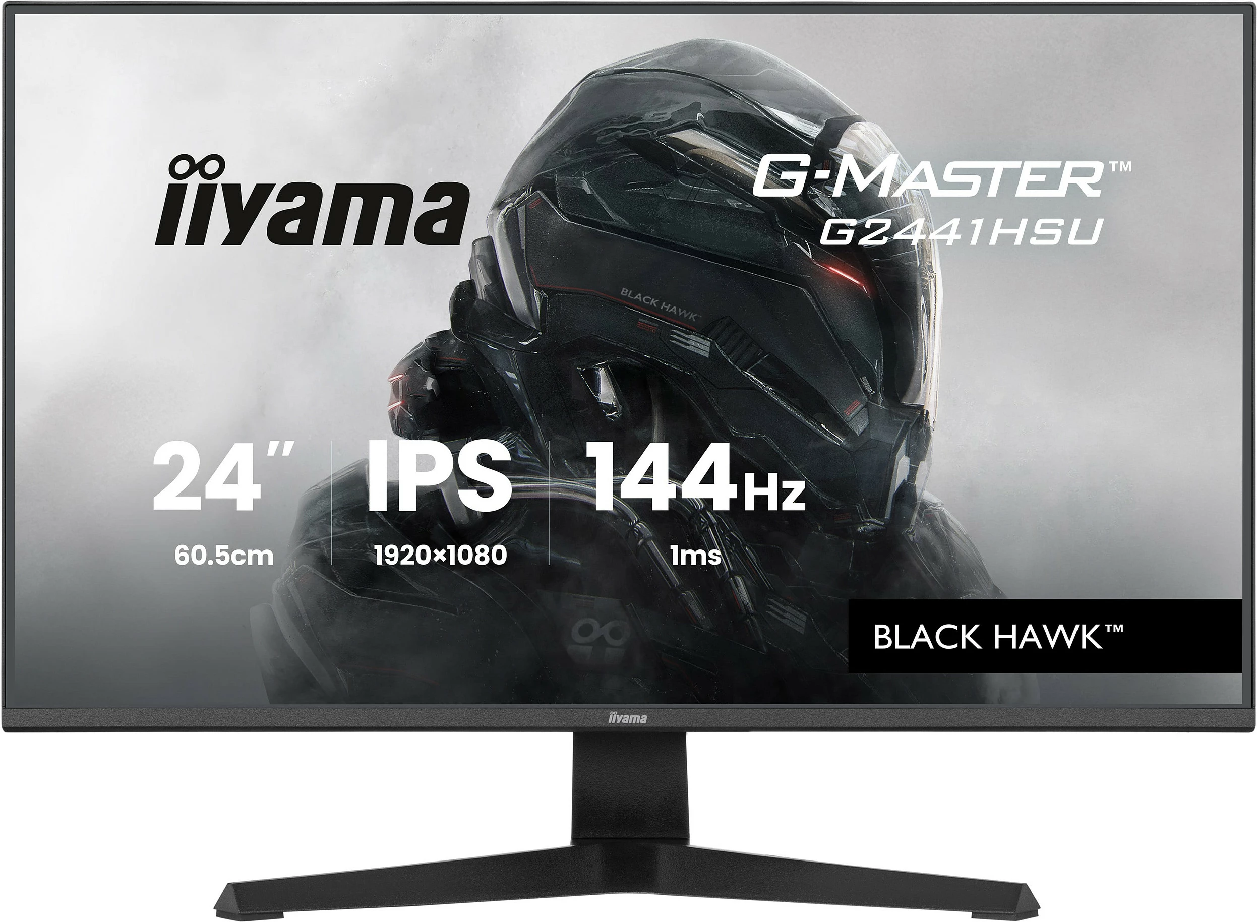 Monitor iiyama G-Master G2441HSU-B1, 24", Full HD, IPS, 144Hz, 1ms, FreeSync, i zi