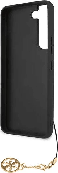 Mbështjellës silikoni Guess GUHCS23SGF4GGR për Samsung Galaxy S23 5G, gri