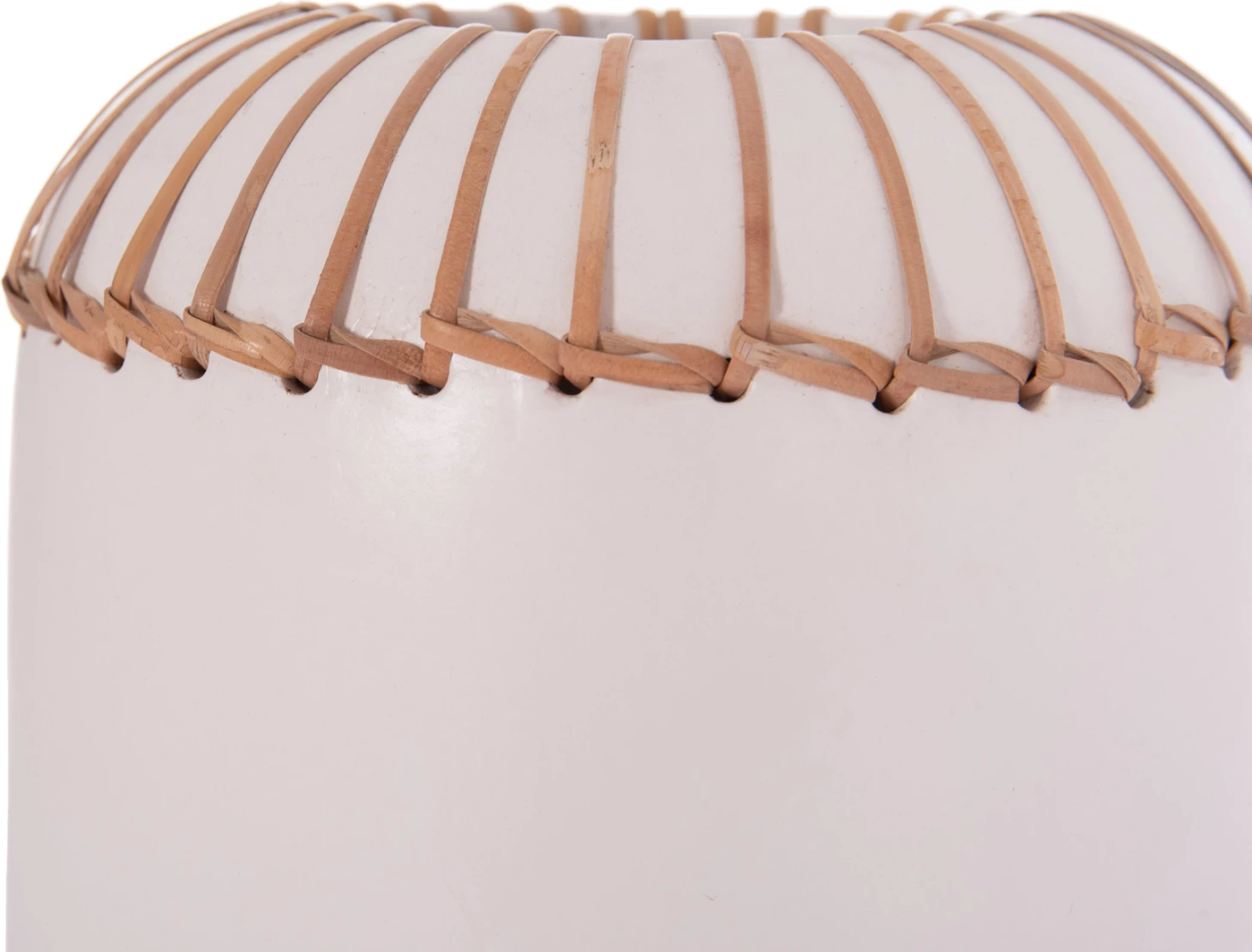 Vazo dekorative tavoline Lennox, terrakotë e bardhë, FH4675.02S, 18x33cm