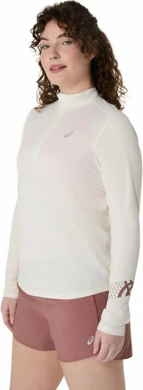 Maicë me mëngë të gjata për femra Asics, bezhë