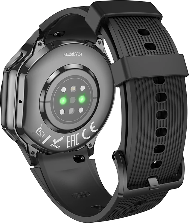 Smartwatch HOCO Y24 AMOLED 1.43\", thirrje Bluetooth, MP3/MP4, 4GB, i zi
