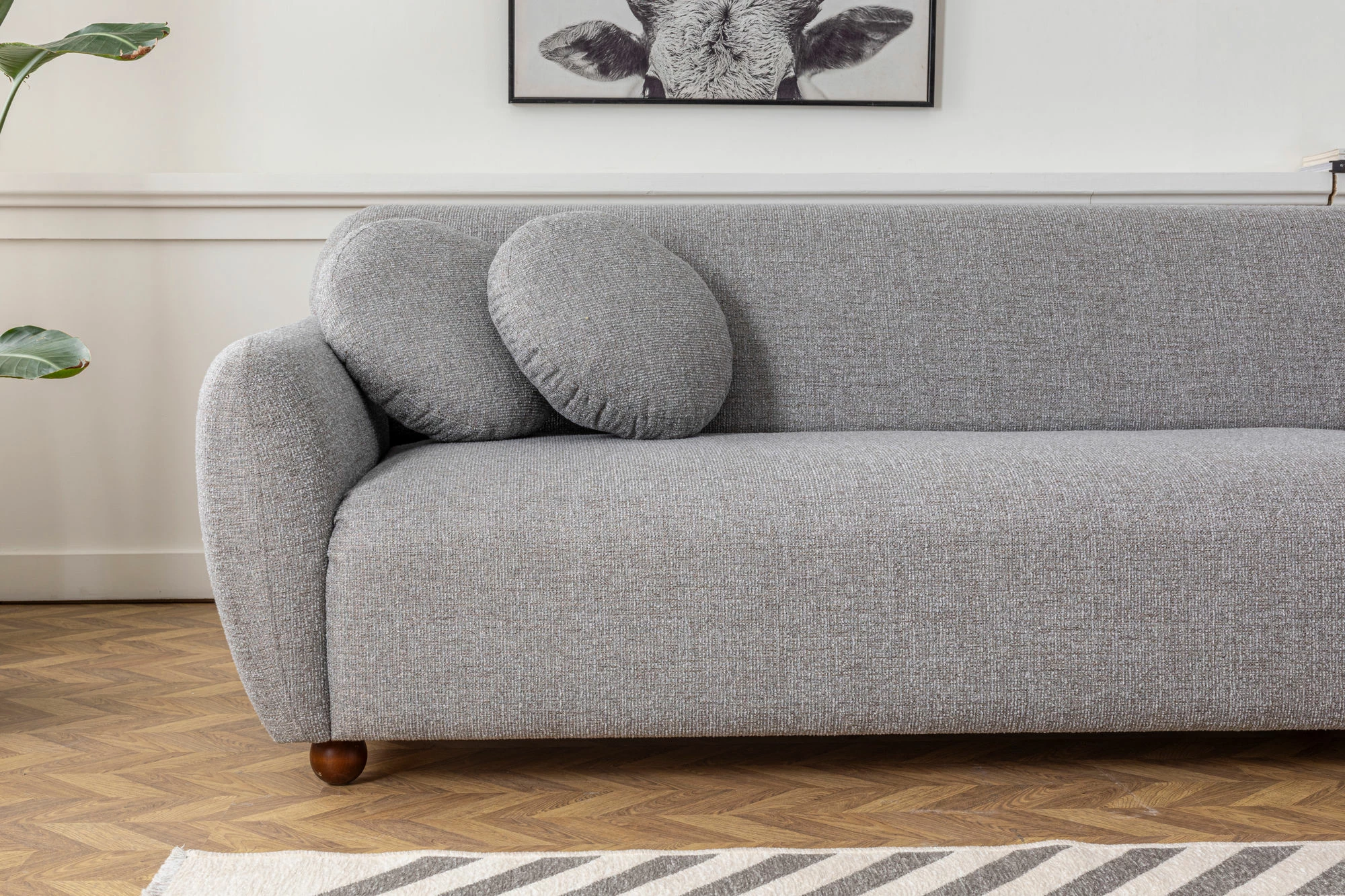Këndare Eddy, ngjyrë gri e çelët, Atelier del Sofa