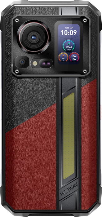 Celular HOTWAV Hyper 7 Pro 256GB 36GB RAM 6.6" 120Hz 5G USB-C 10800mAh, i kuq, set