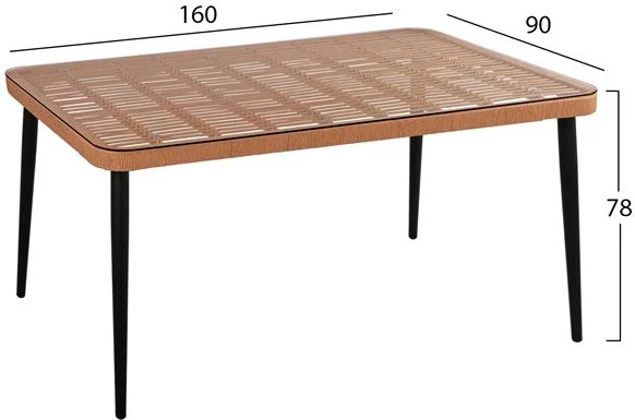 Set kopshti tavolinë & karrige FH10516, 7 pjesë