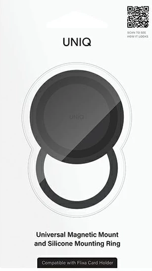 Baza magnetike UNIQ Flixa për celular, e zezë