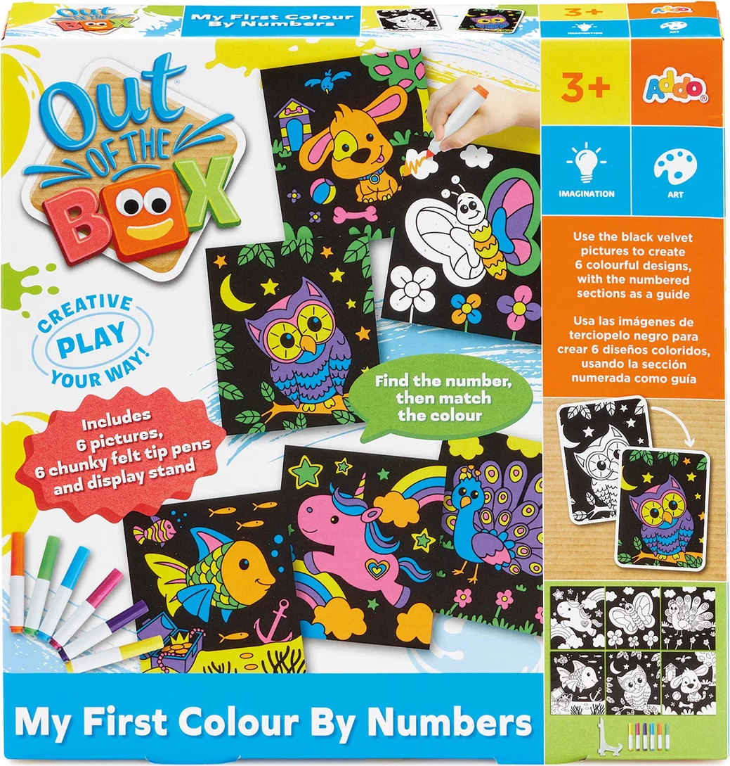 Seti “Ngjyros Sipas Numrave” nga Out of the Box