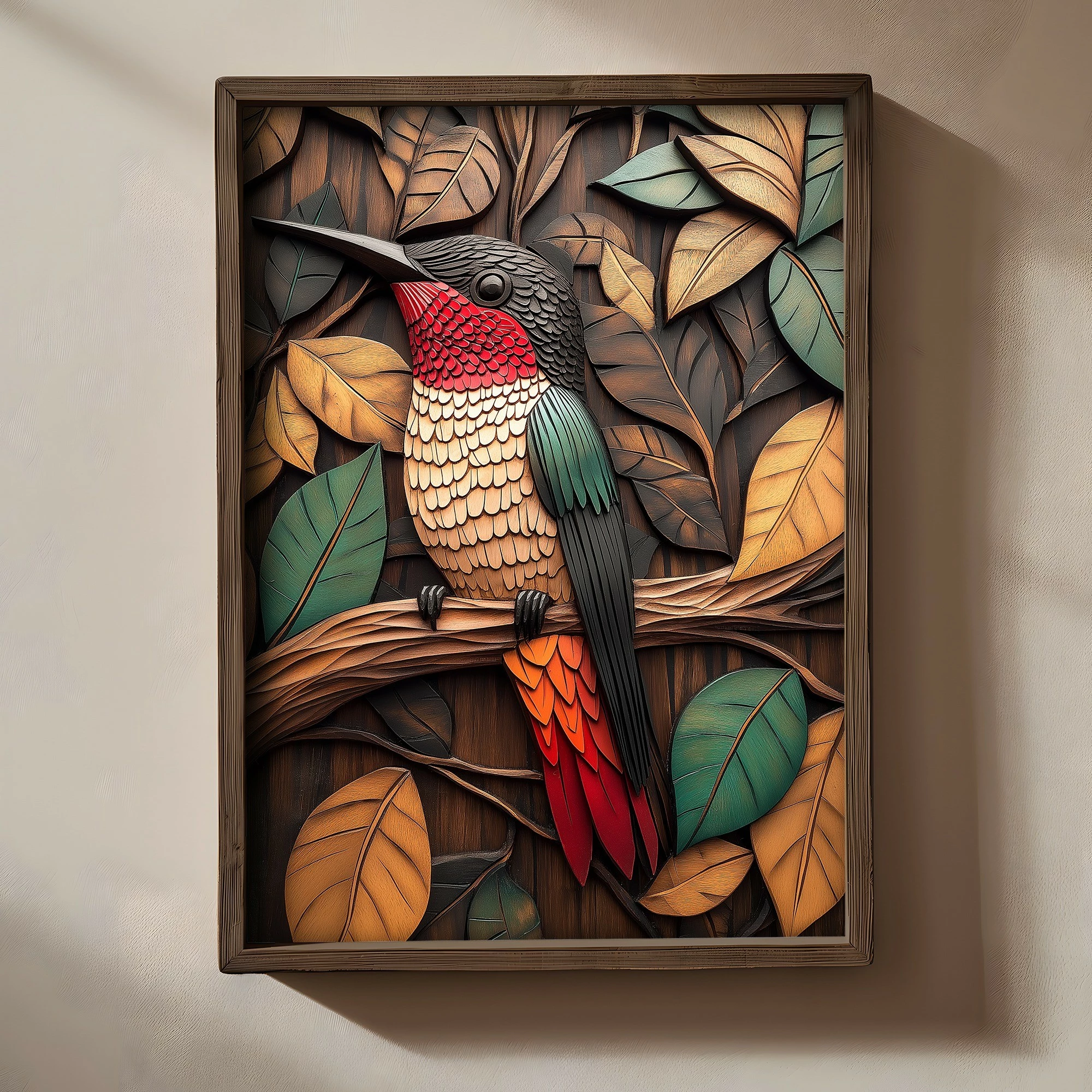 Pikturë dekorative me kornizë MDF, shumëngjyrëshe, Wallity, TUN070-XL, 50x70x3.5cm