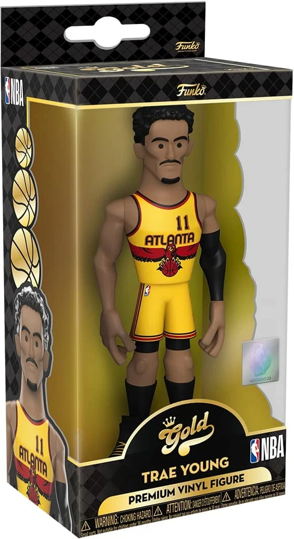Figurinë vinili Funko GOLD NBA Trae Young 5\", Atlanta Hawks (Alternate Uniform)