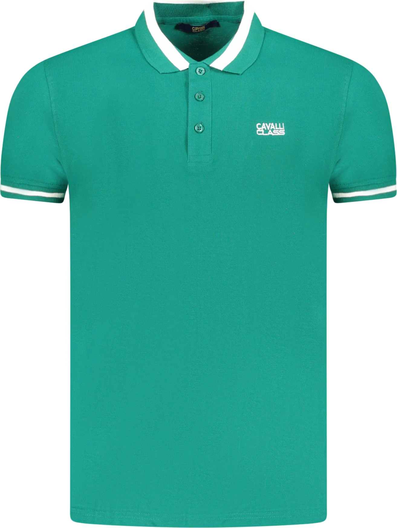 Maicë polo për meshkuj CAVALLI CLASS, e gjelbër