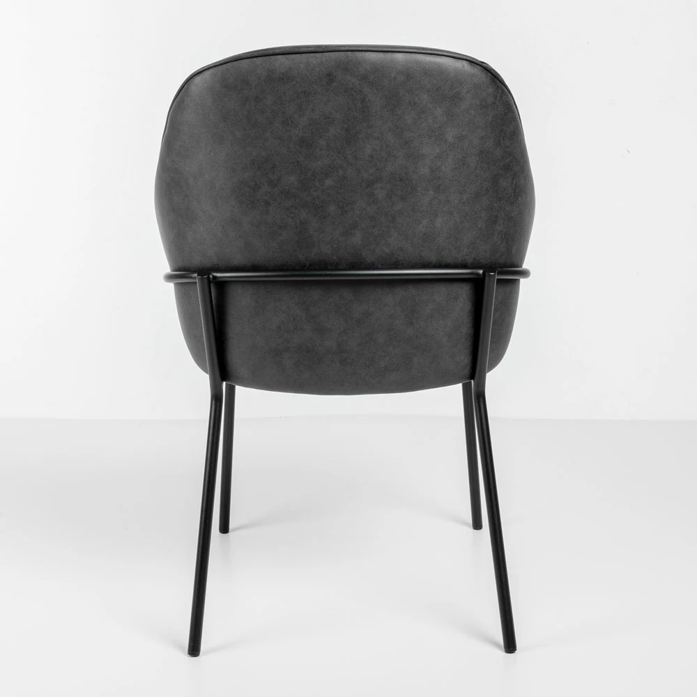 Karrige me mbështetëse duarsh Tosca, ngjyrë gri, 62x63x90.5cm