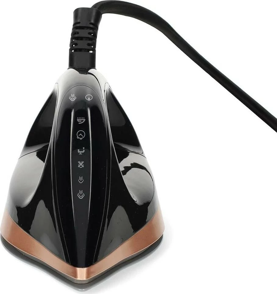 Hekur me avull Nedis IRONSS1000, 2400W, rezervuar 1.5L, pllaka qeramike, i zi