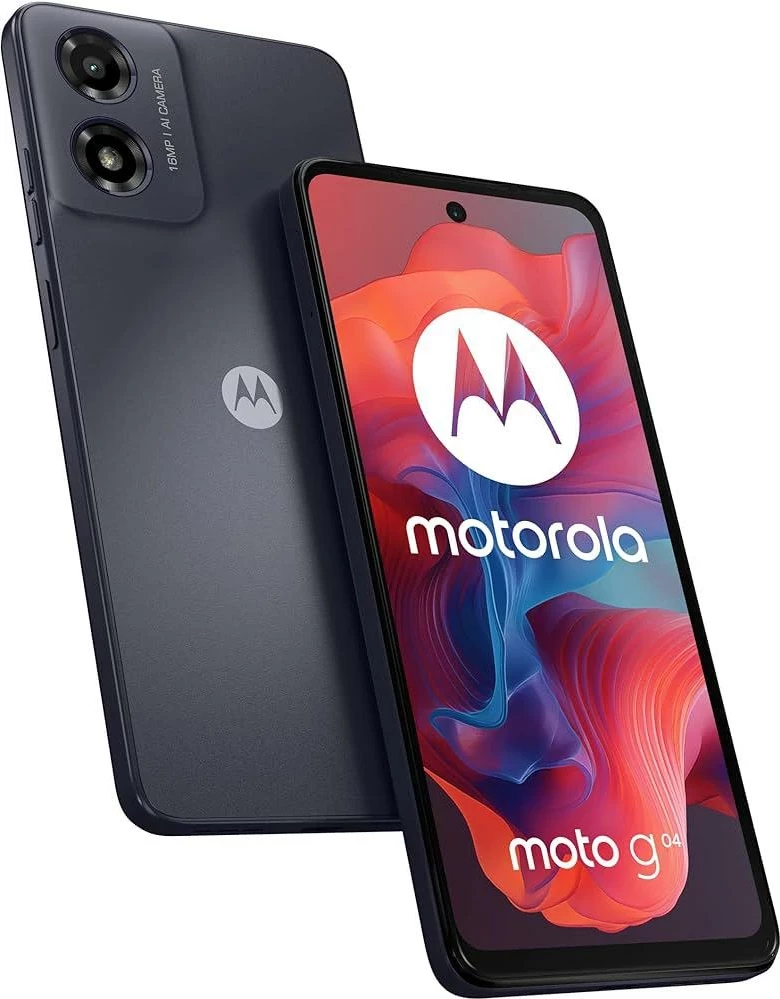 Celular Motorola Moto G04 4+64GB 6.56" Black